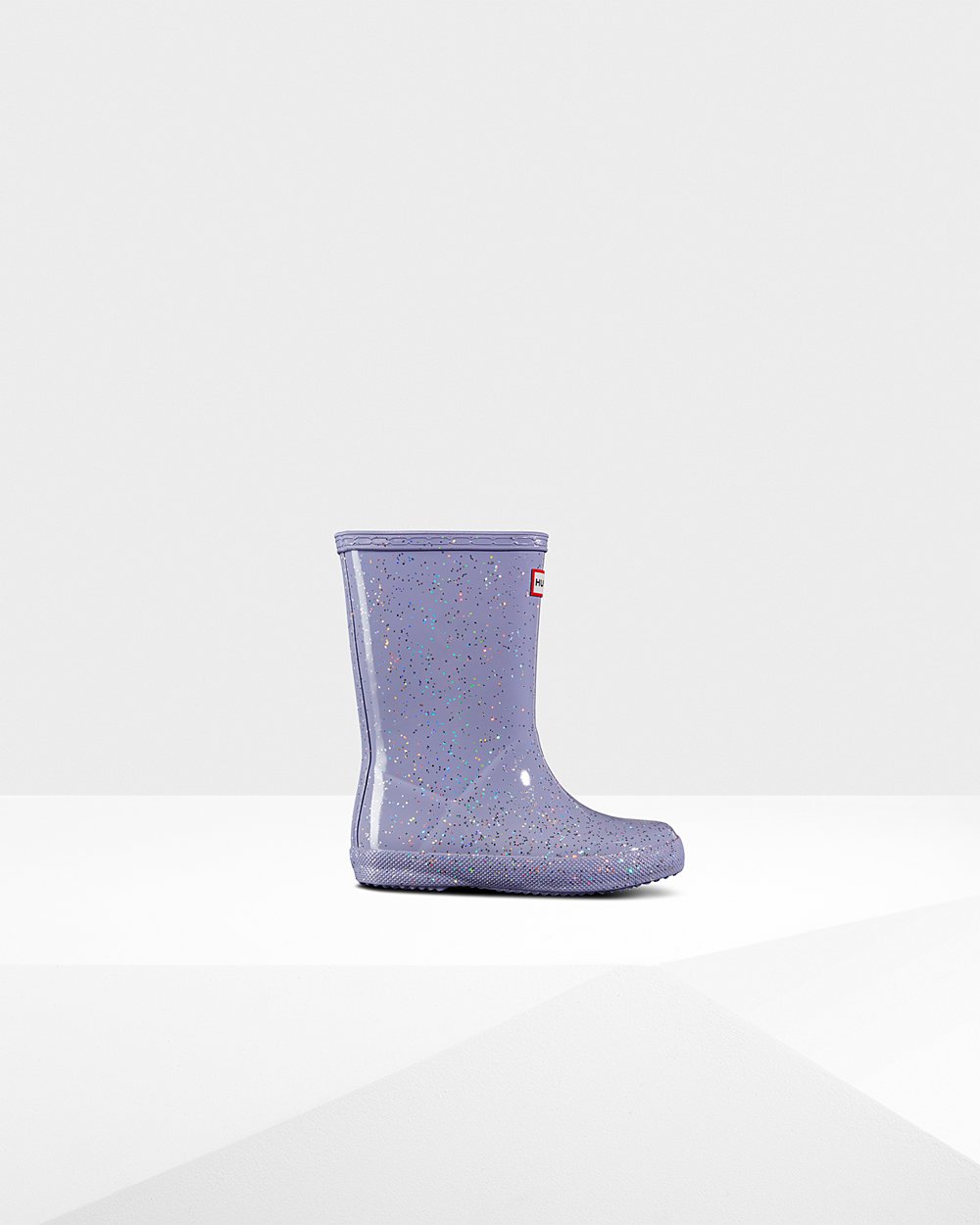 Bottes de Pluie Hunter Original First Giant Glitter Enfant Violette RVXNMPK-32